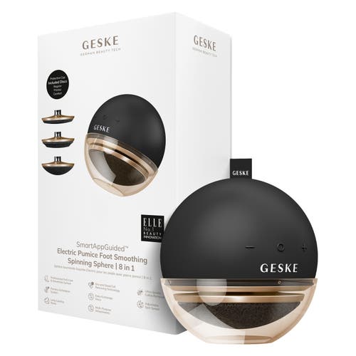 Geske Smartappguided Electric Pumice Foot Smoothing Spinning Sphere | 8 In Gray