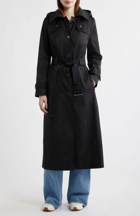 Cotton Blend Trench Coat