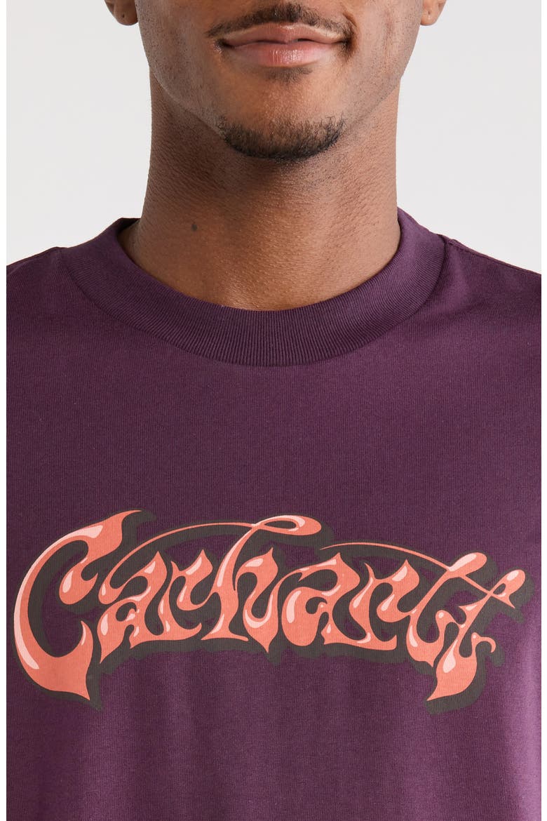 Booger Organic Cotton Graphic T-Shirt, Alternate, color, COZY PURPLE