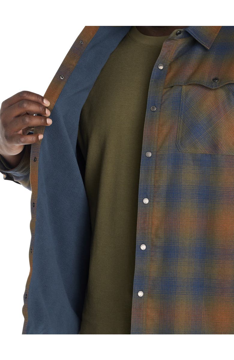 O
Neill Big 
Tall Ranchero Western Shirt Jacket, Alternate, color, Army Green