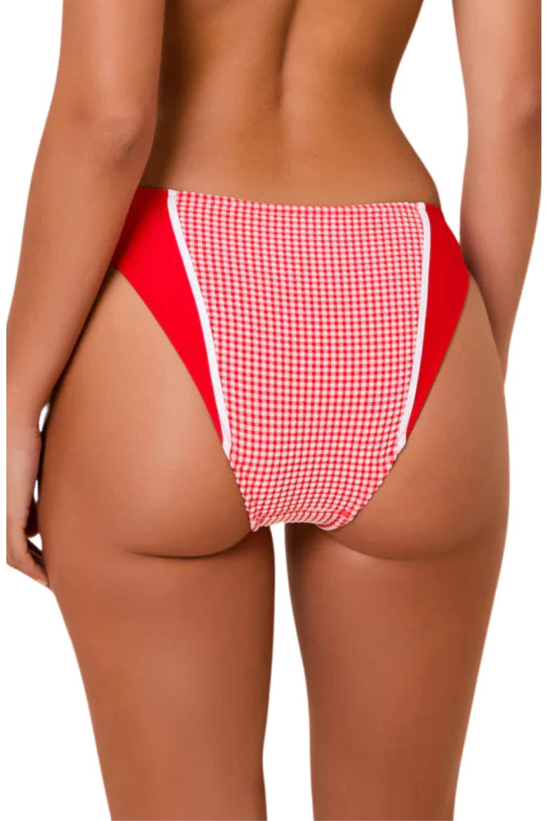 Liora Print Swim Bottoms, Alternate, color, LIPSTICK RED