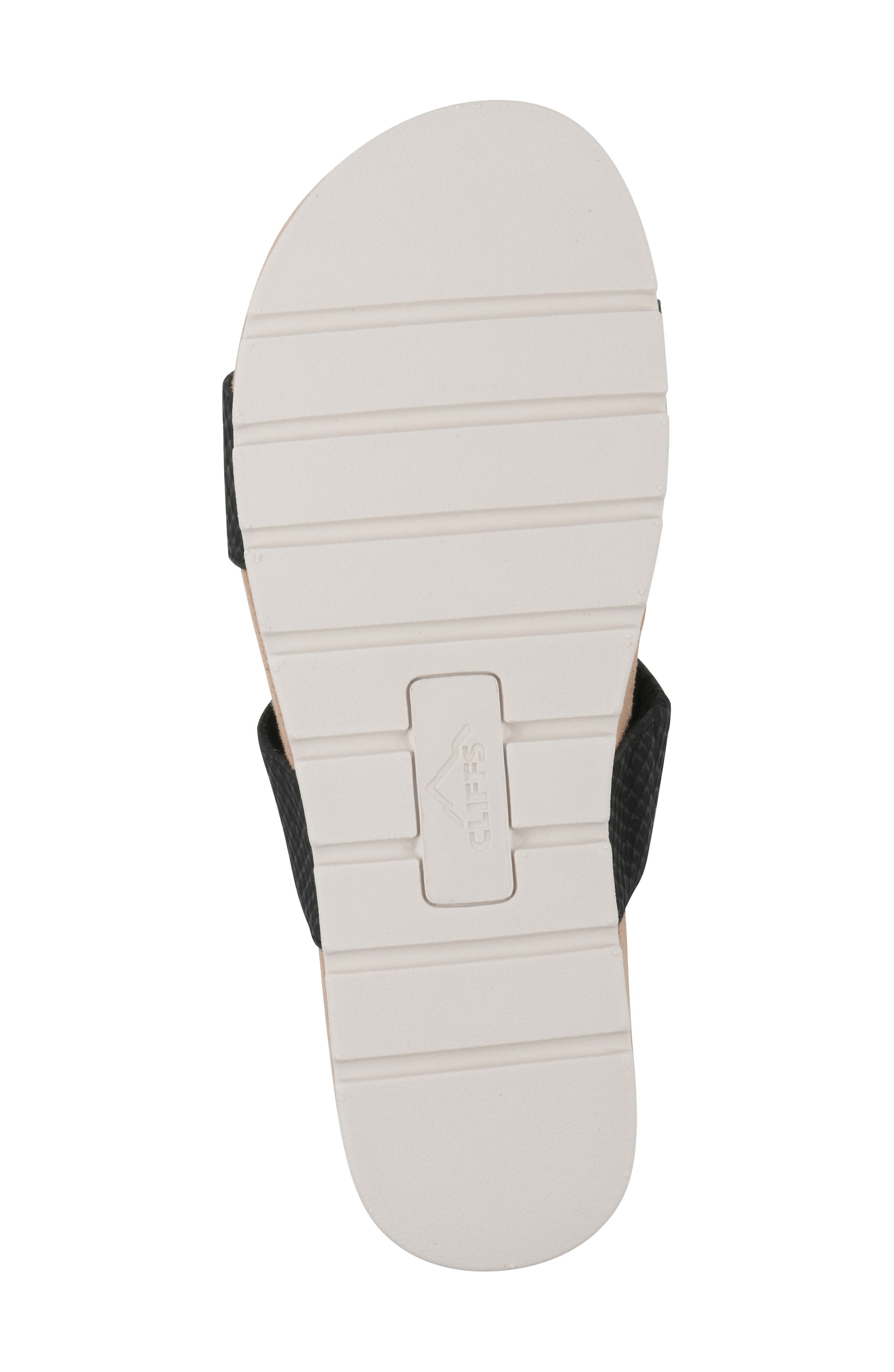 CLIFFS BY WHITE MOUNTAIN Tahlie Slide Sandal, Alternate, color, Black/Es-Print