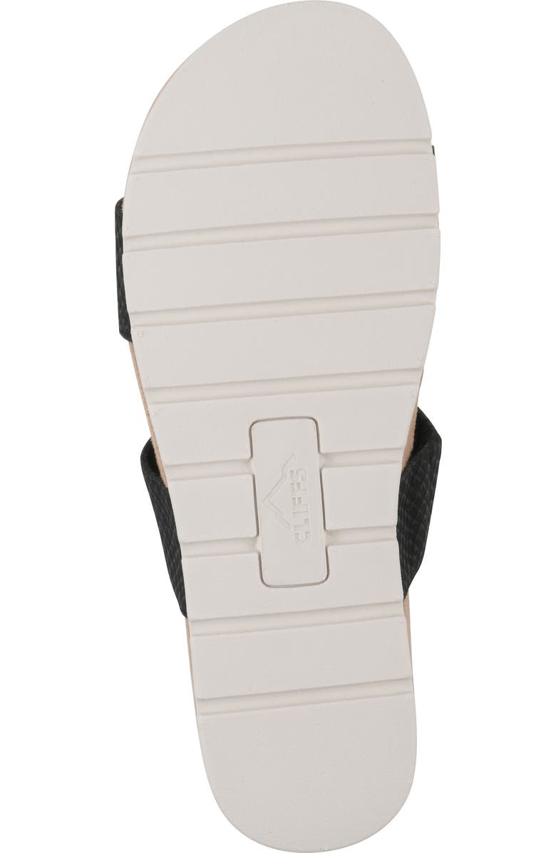 CLIFFS BY WHITE MOUNTAIN Tahlie Slide Sandal, Alternate, color, Black/Es-Print
