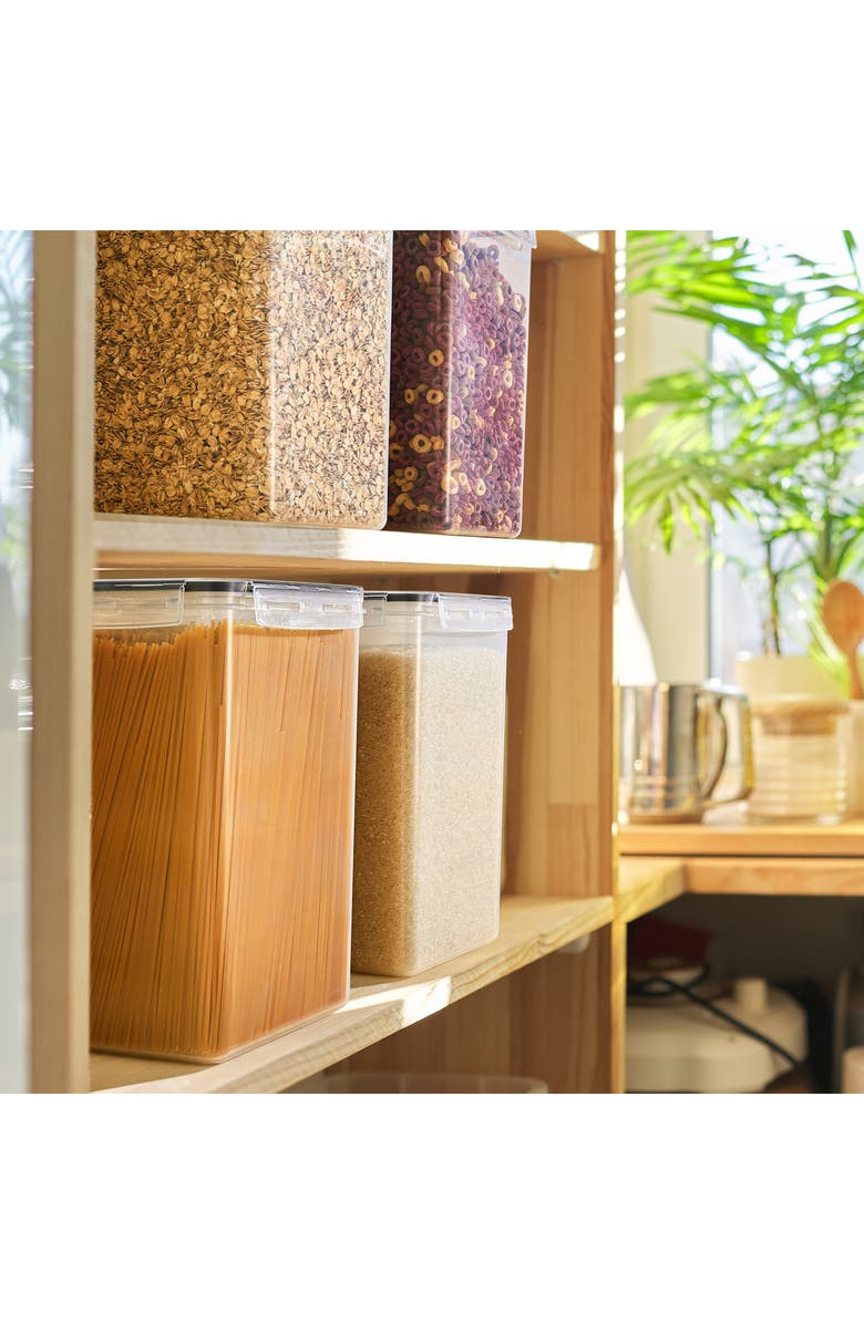 SORBUS 4-Pack Airtight Dry Food Storage Containers, Alternate, color, Clear