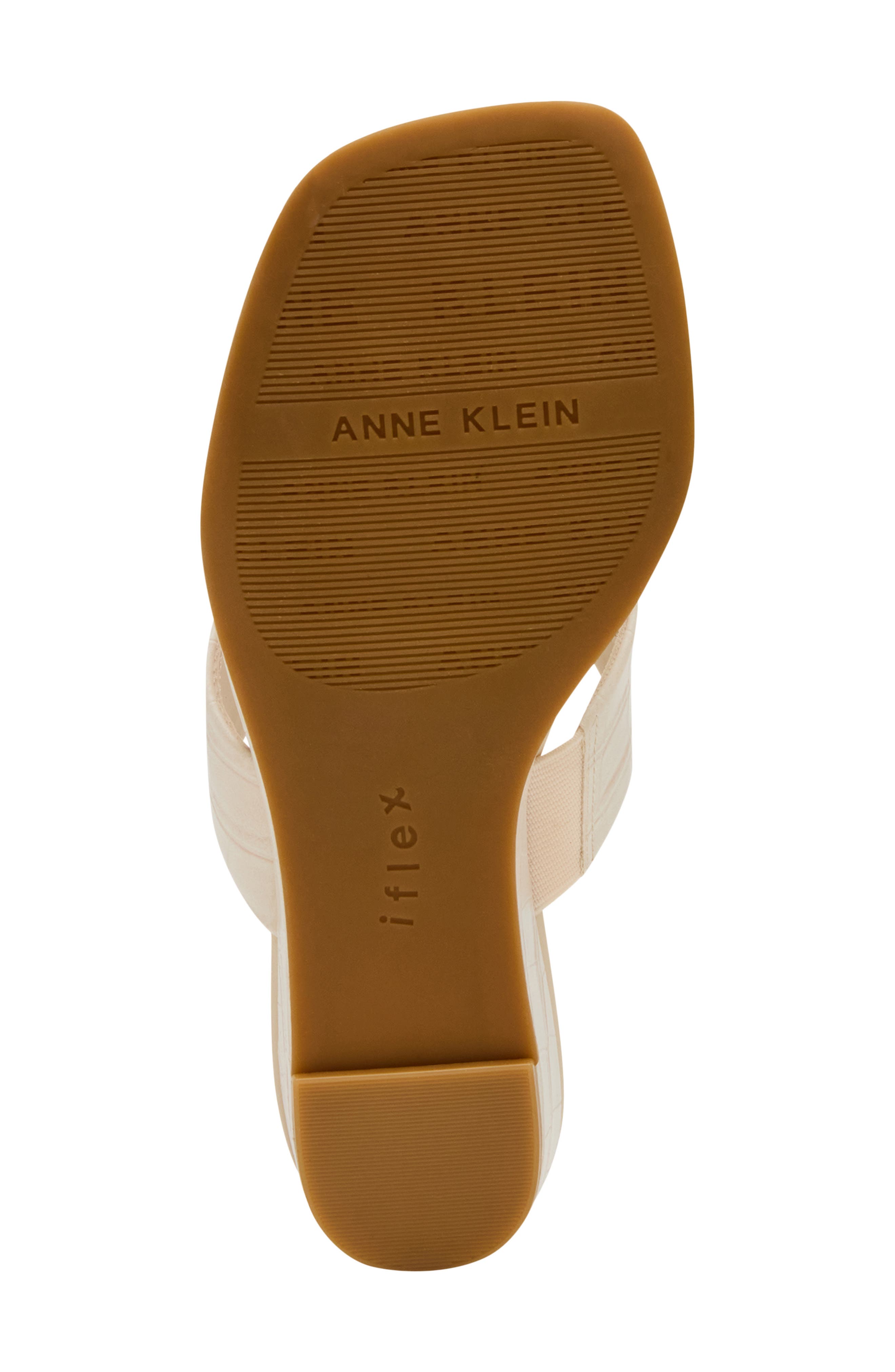 Anne Klein Willing Wedge Sandal, Alternate, color, Bone Croco