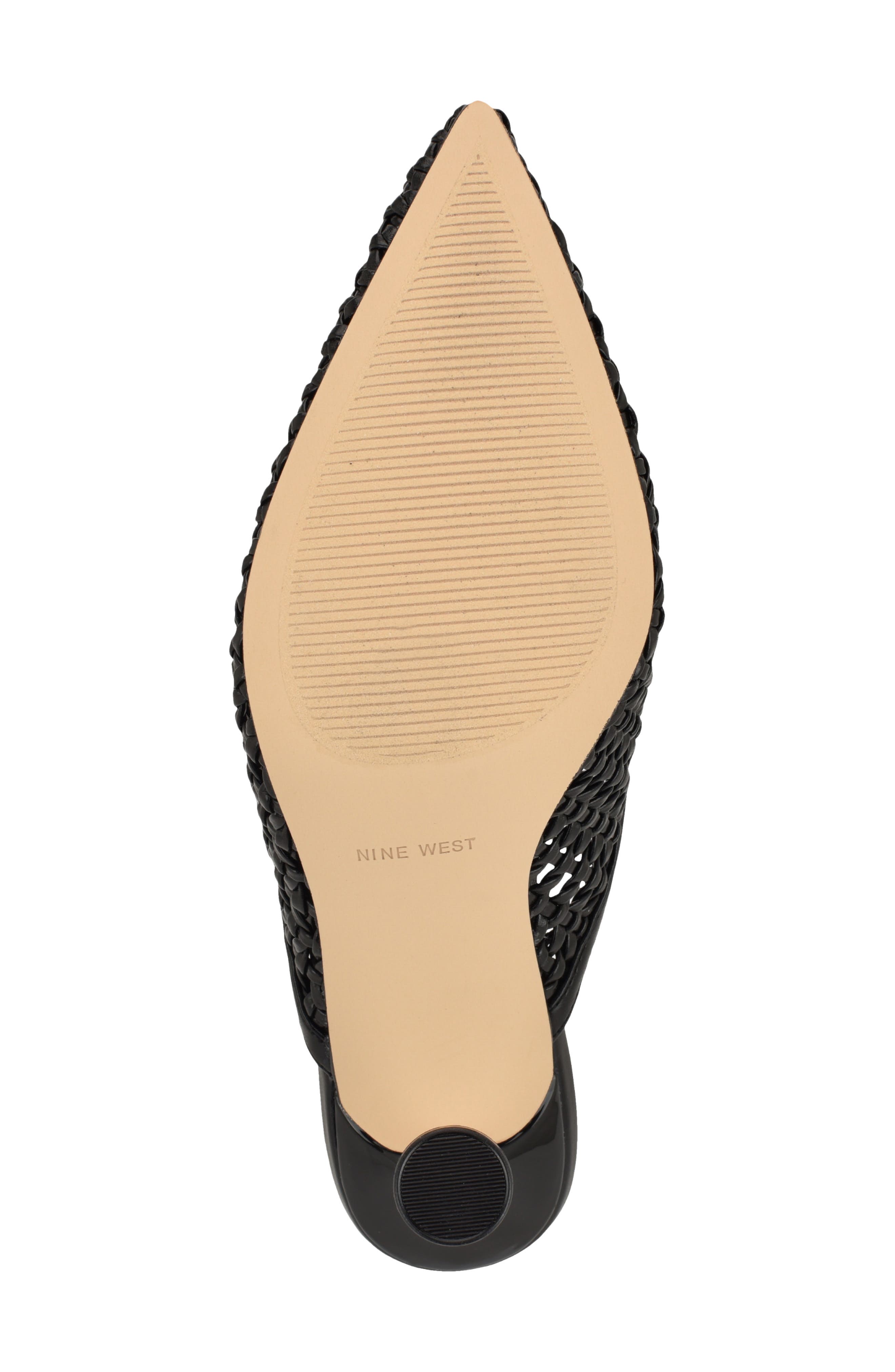 Nine West Grasso Woven Mule, Alternate, color, Black