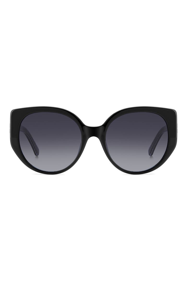 seraphina 55mm gradient round sunglasses, Main, color, 0807-9O