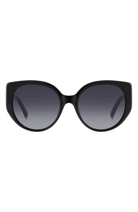seraphina 55mm gradient round sunglasses