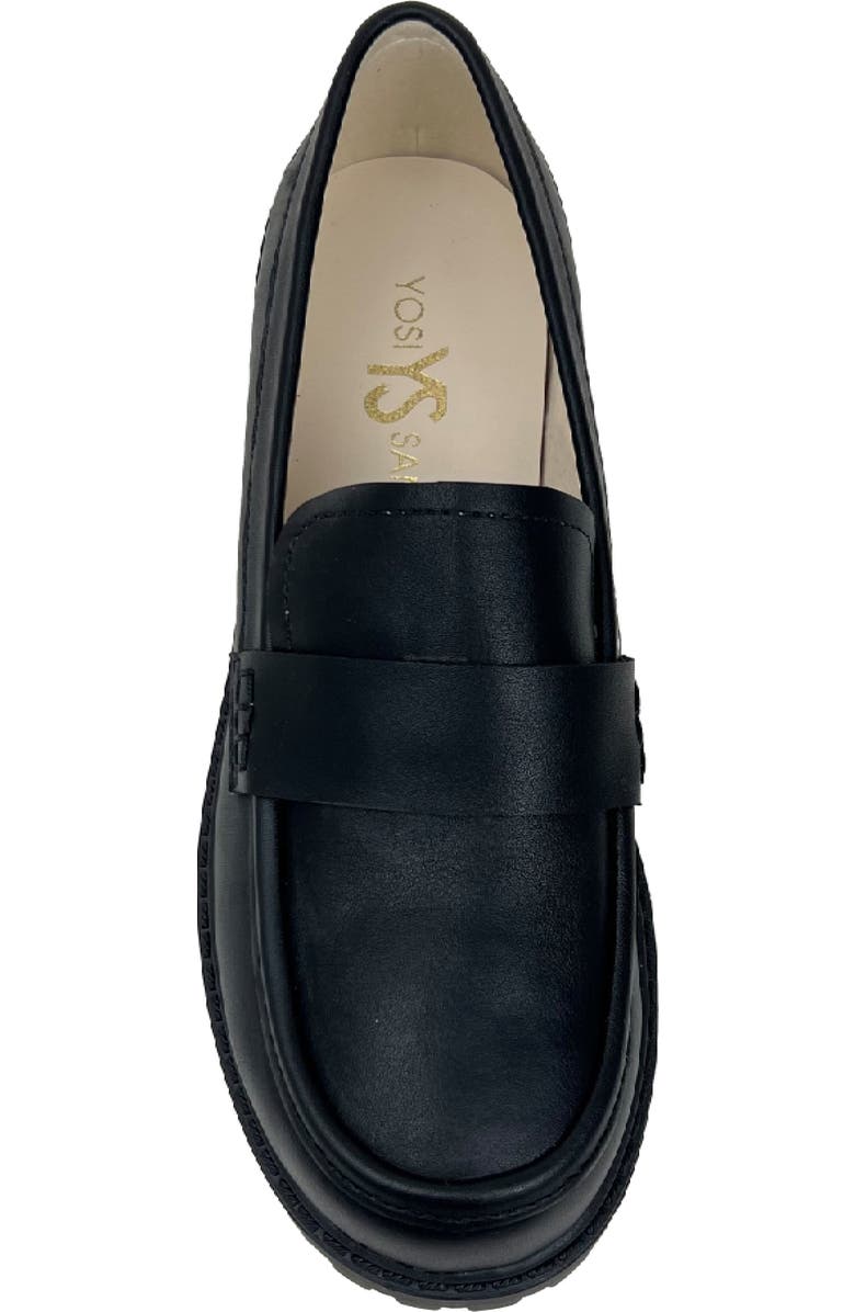 Yosi Samra Kids' Miss Lydia Loafer, Alternate, color, Black