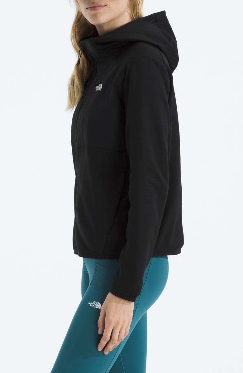 The North Face Performance Fleece Full Zip Hoodie Jacket, Alternate, color, Tnf Black