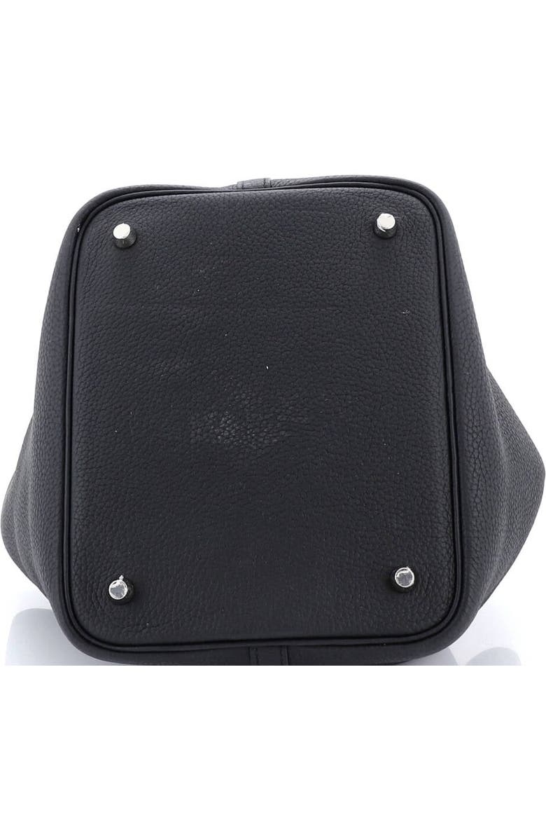 Pre-Owned Hermes Picotin Lock Bag Clemence MM, Alternate, color, Noir