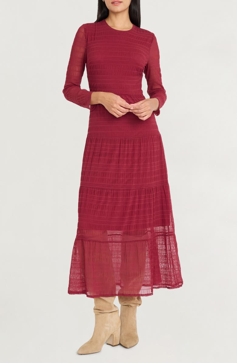 The Good Journey Keyhole Maxi Dress, Main, color, Rhododendron
