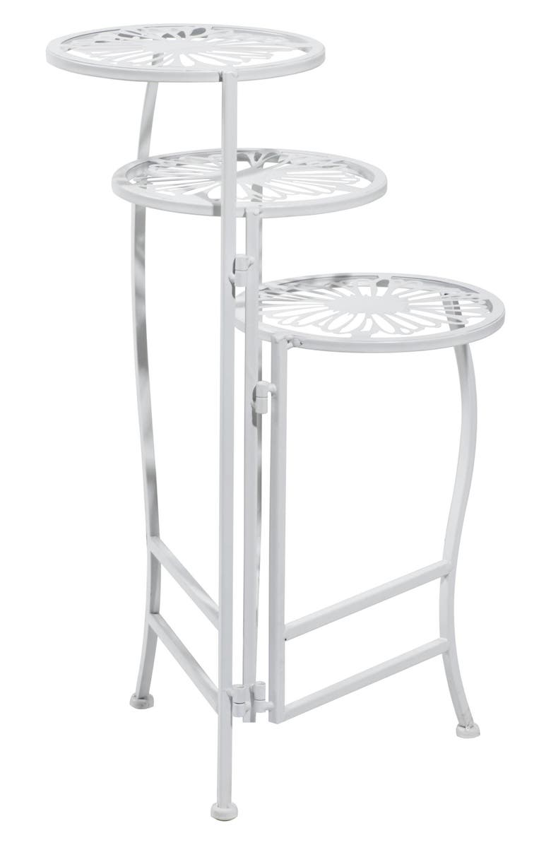 UMA Indoor/Outdoor Tiered Plant Stand, Alternate, color, White