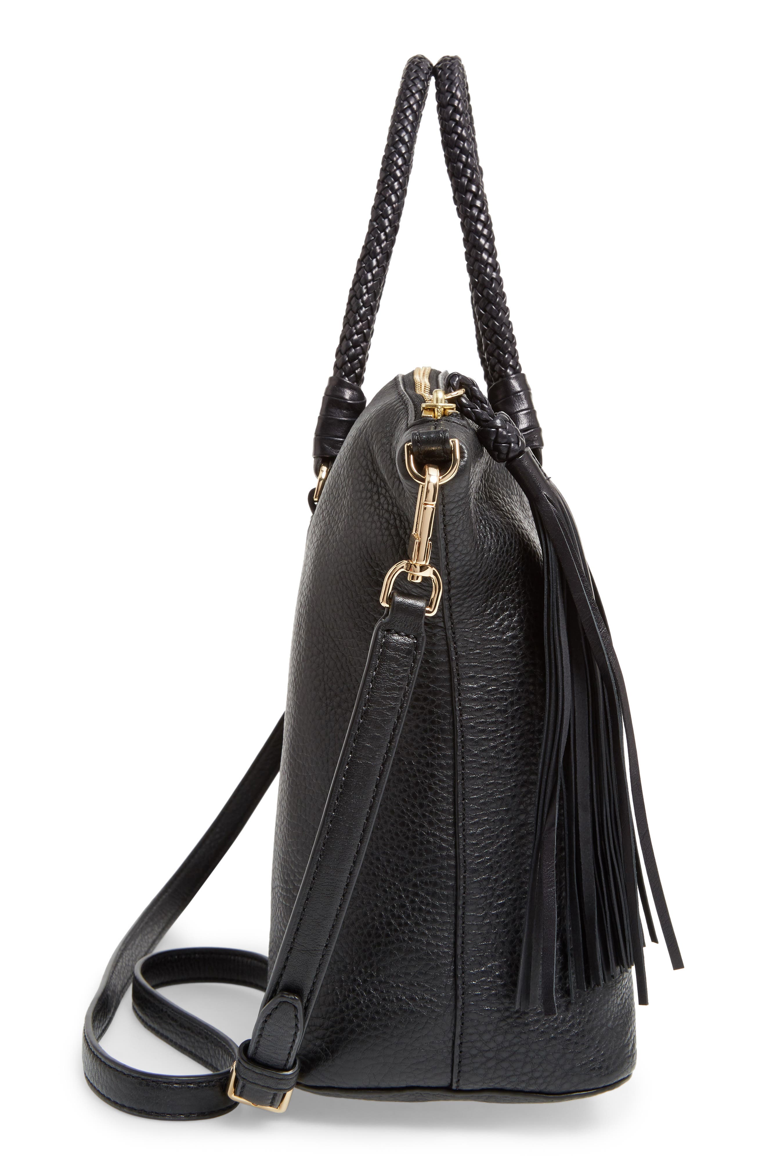 Tory Burch Taylor Leather Satchel, Alternate, color, 