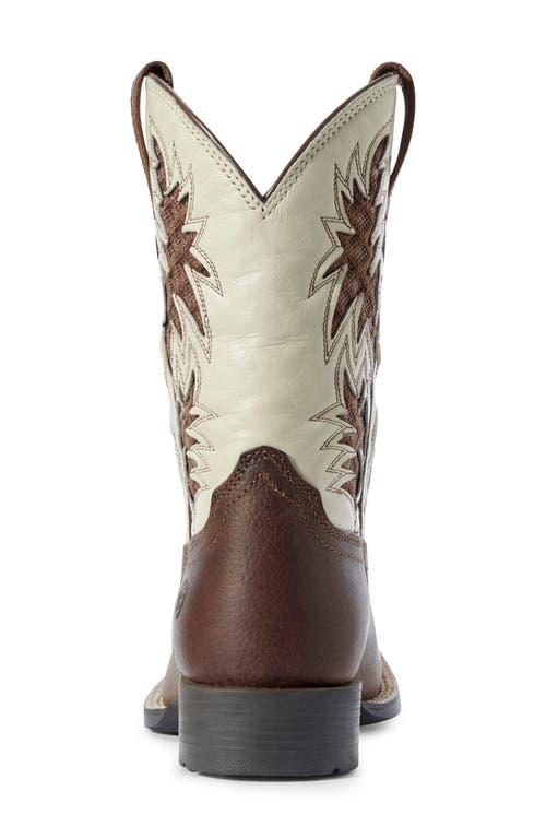 Ariat Kids' Hybrid Venttek Western Boot In Brown
