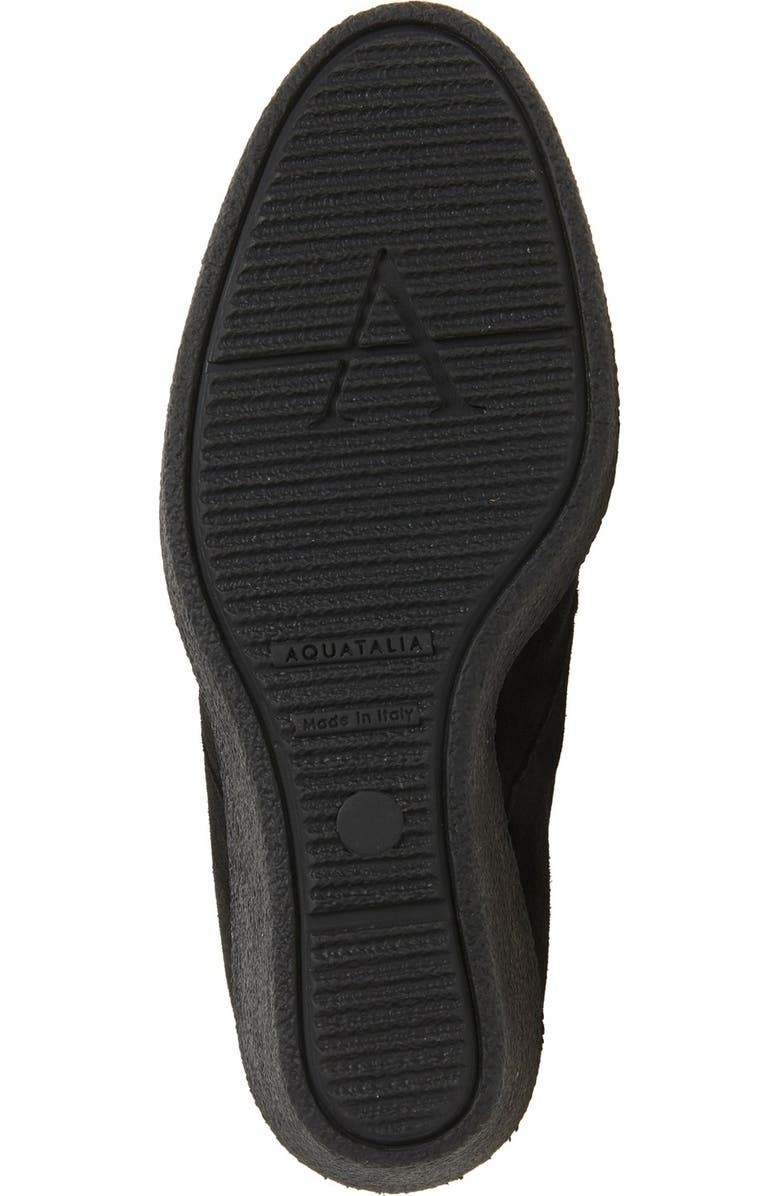 Aquatalia Vicki Weatherproof Platform Faux Fur Lined Wedge Boot, Alternate, color,