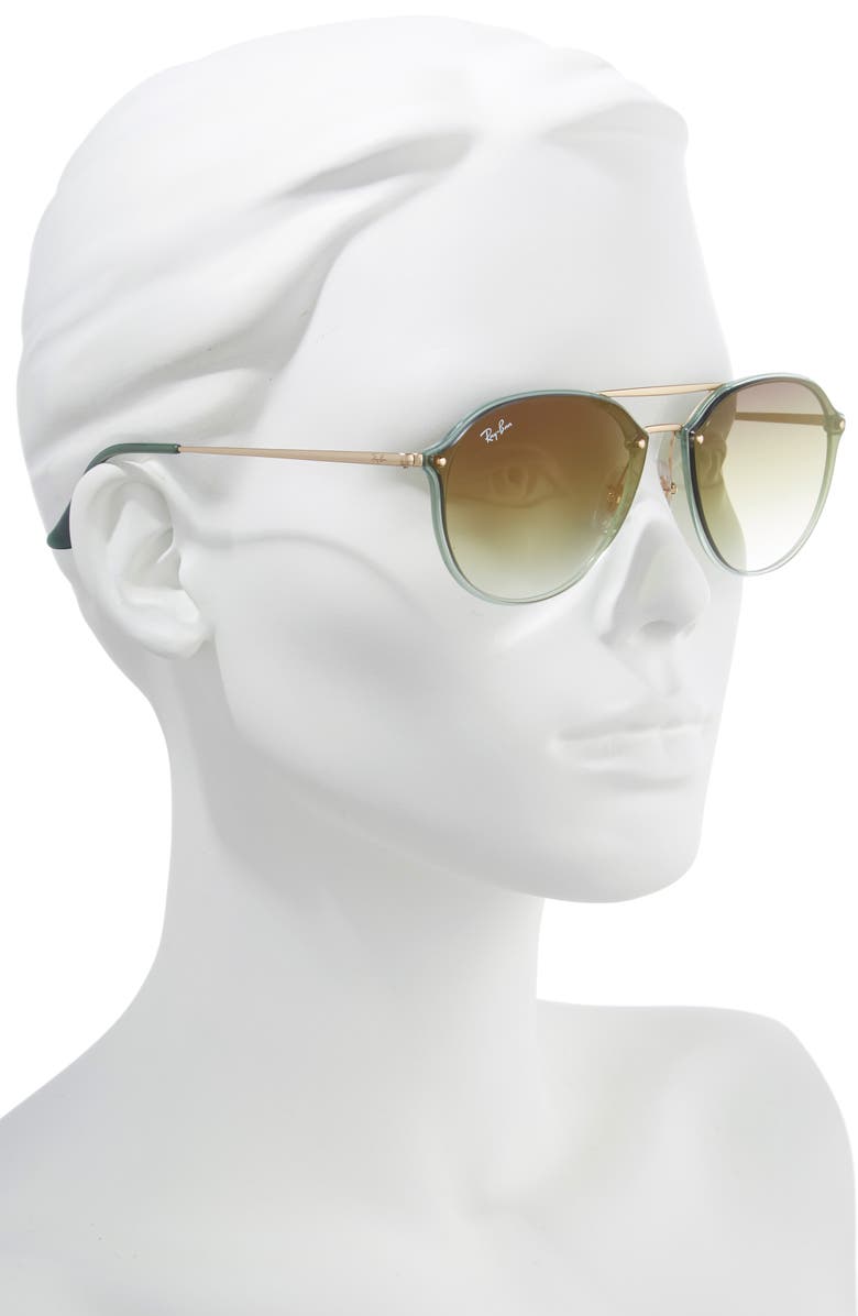 Ray-Ban 61mm Gradient Aviator Sunglasses, Alternate, color,