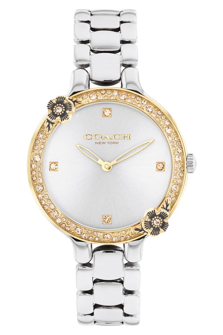 Chelsea Bracelet Watch, 32mm, Main, color, SILVER WHITE