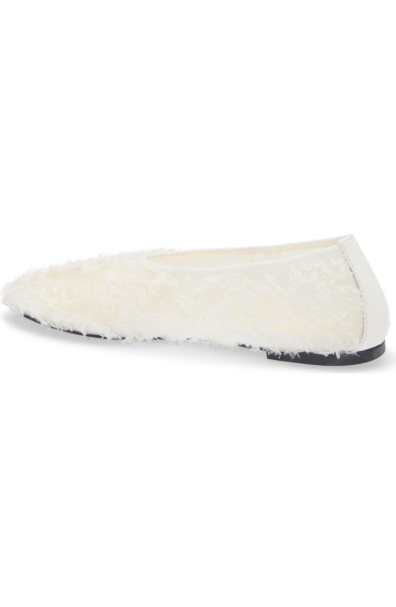 Proenza Schouler Glove Lace Ballet Flat, Alternate, color, White