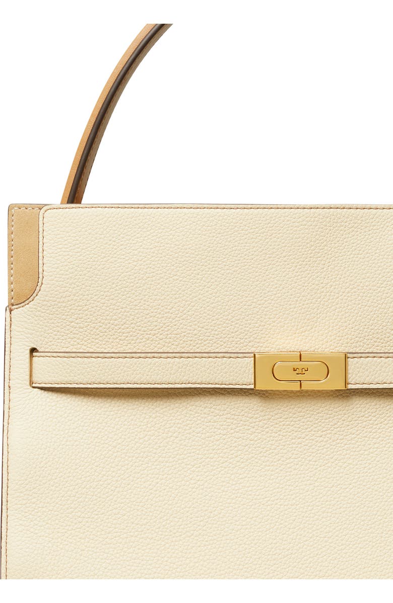Tory Burch Lee Radziwill Leather Double Bag, Alternate, color,