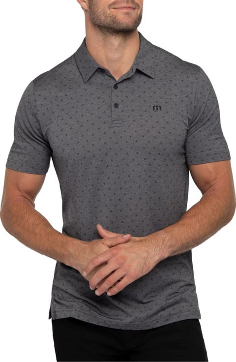 Change of Address Geometric Print Polo