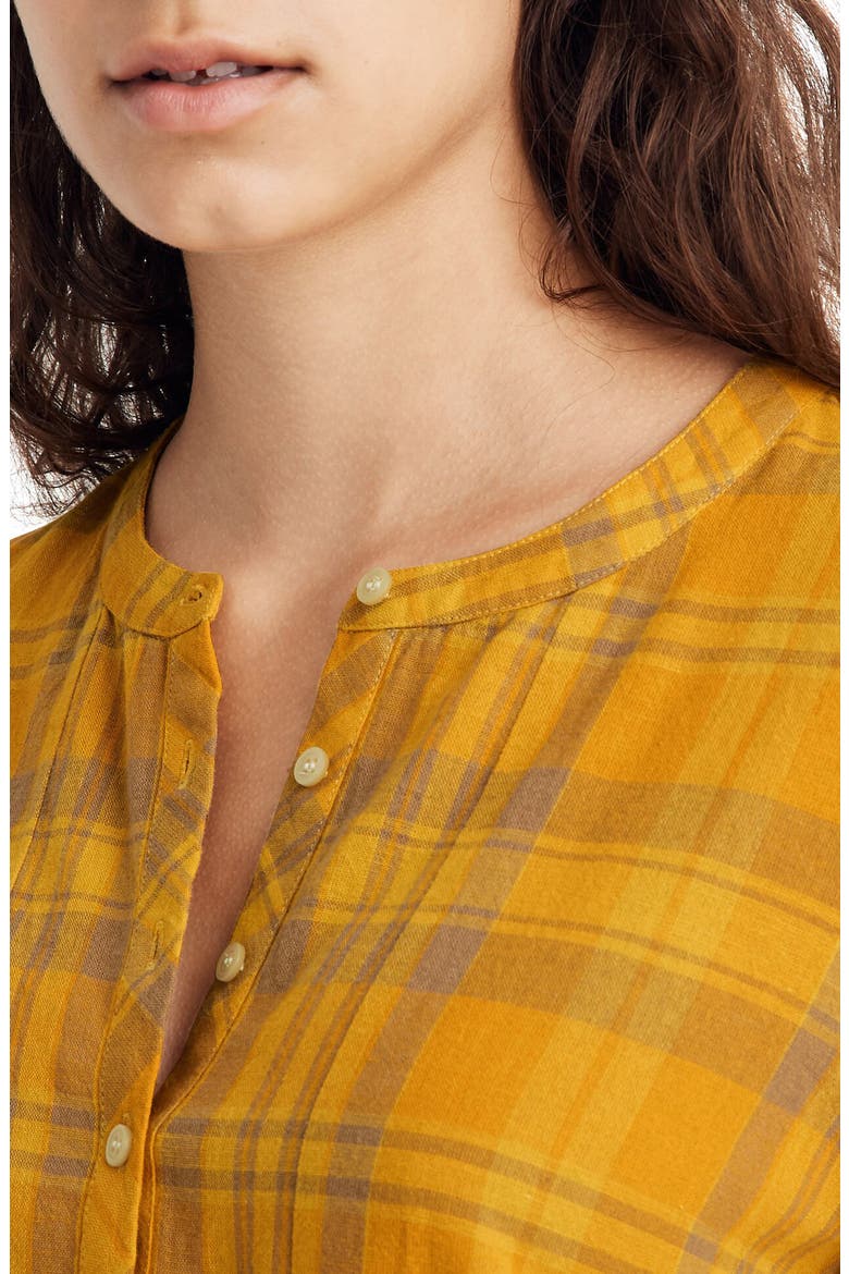 Flannel Leysfield Popover Shirt, Alternate, color, BEDBROOK PLAID MYSTIC YELLOW