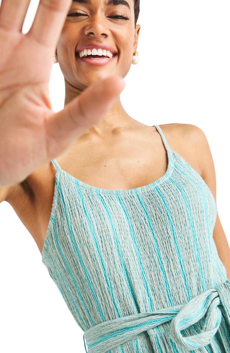 Splendid Laguna Stripe Cotton Blend Maxi Dress, Alternate, color,