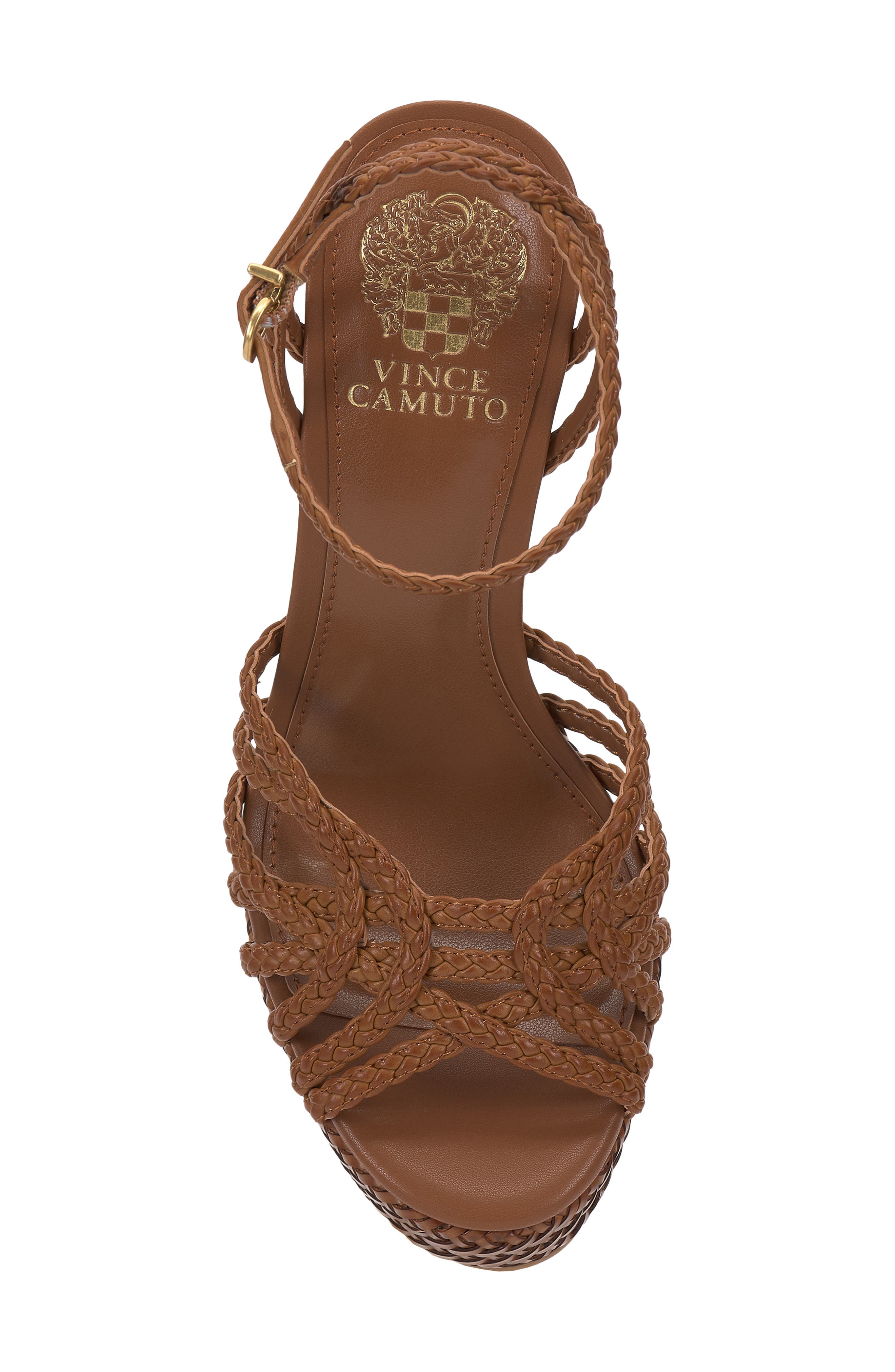 Samlee Ankle Strap Platform Sandal, Alternate, color, GOLDEN WALNUT