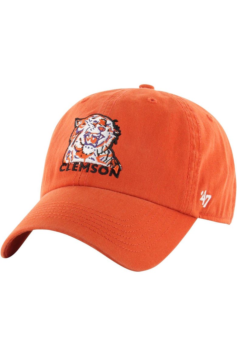 Men's '47 Orange Clemson Tigers Franchise Fitted Hat, Main, color, Orange