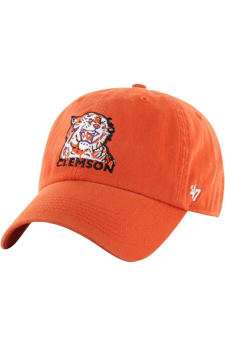 '47 Men's '47 Orange Clemson Tigers Franchise Fitted Hat, Main, color, Orange