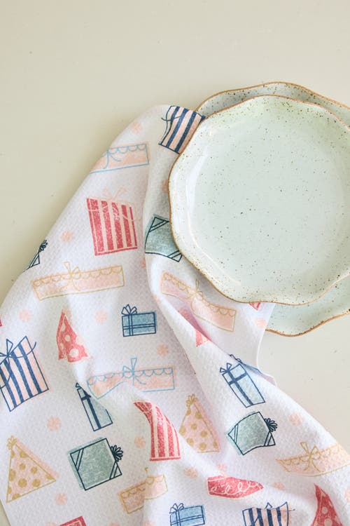 Geometry Kitchen Tea Towel Set In Multi