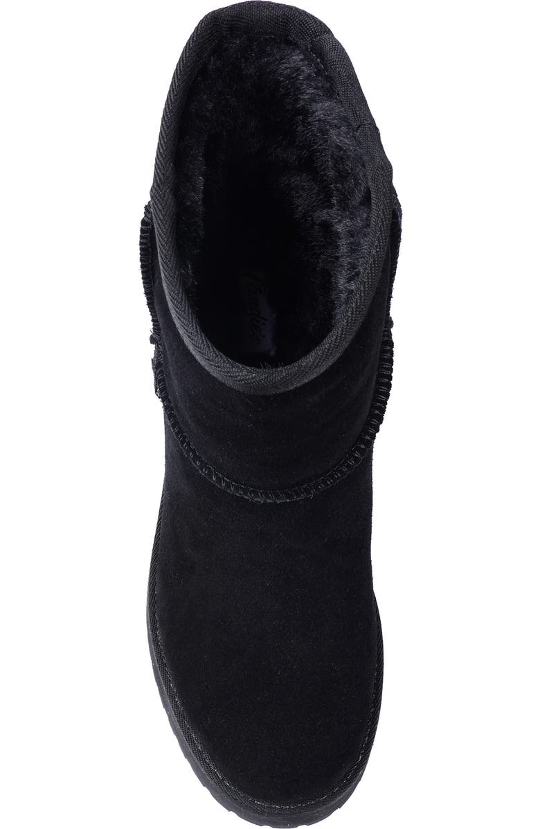 Candie's Luccia Platform Bootie, Alternate, color, Black Suede