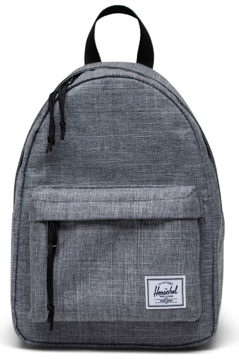 herschel backpack classic grey - With a sleek Raven Crosshatch finish Herschel Supply Co Classic XL