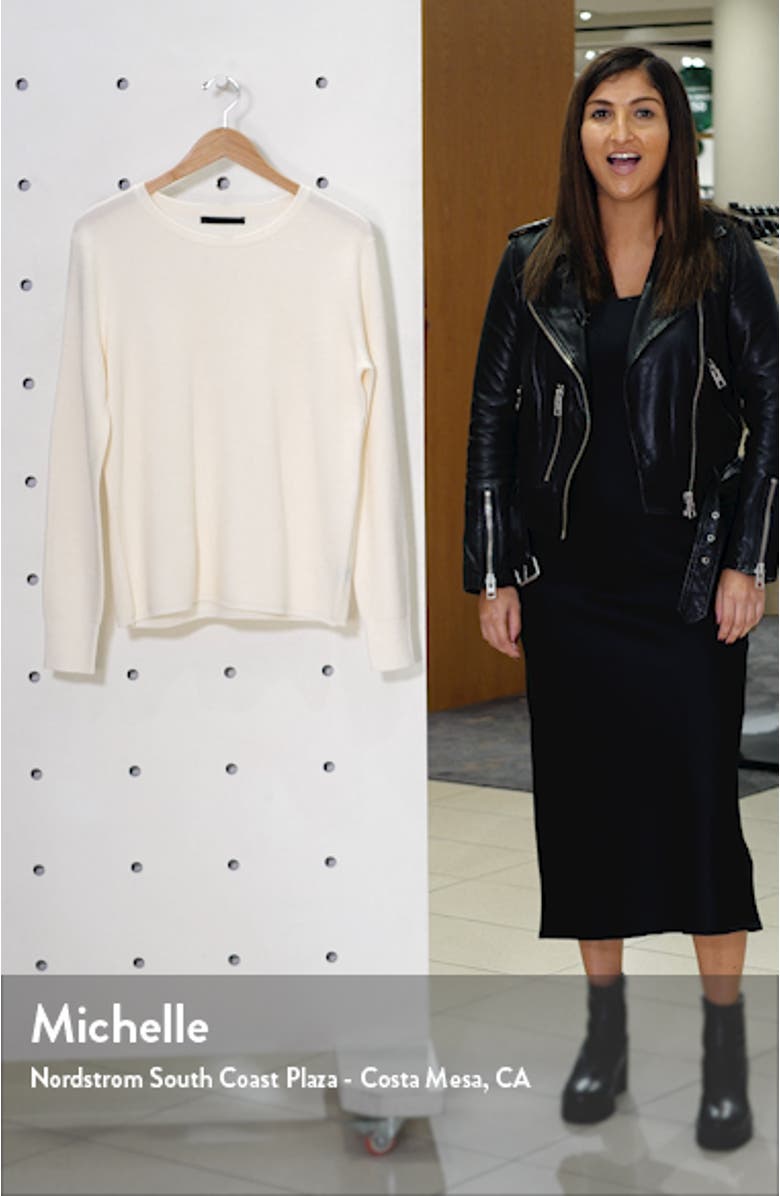 Merino Wool Crewneck Sweater, sales video thumbnail