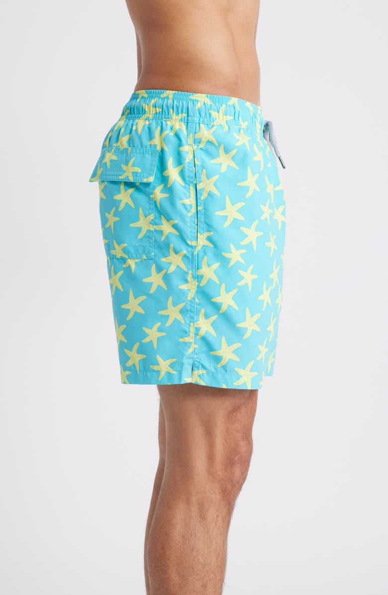 Tom & Teddy Starfish Swim Trunks, Alternate, color,