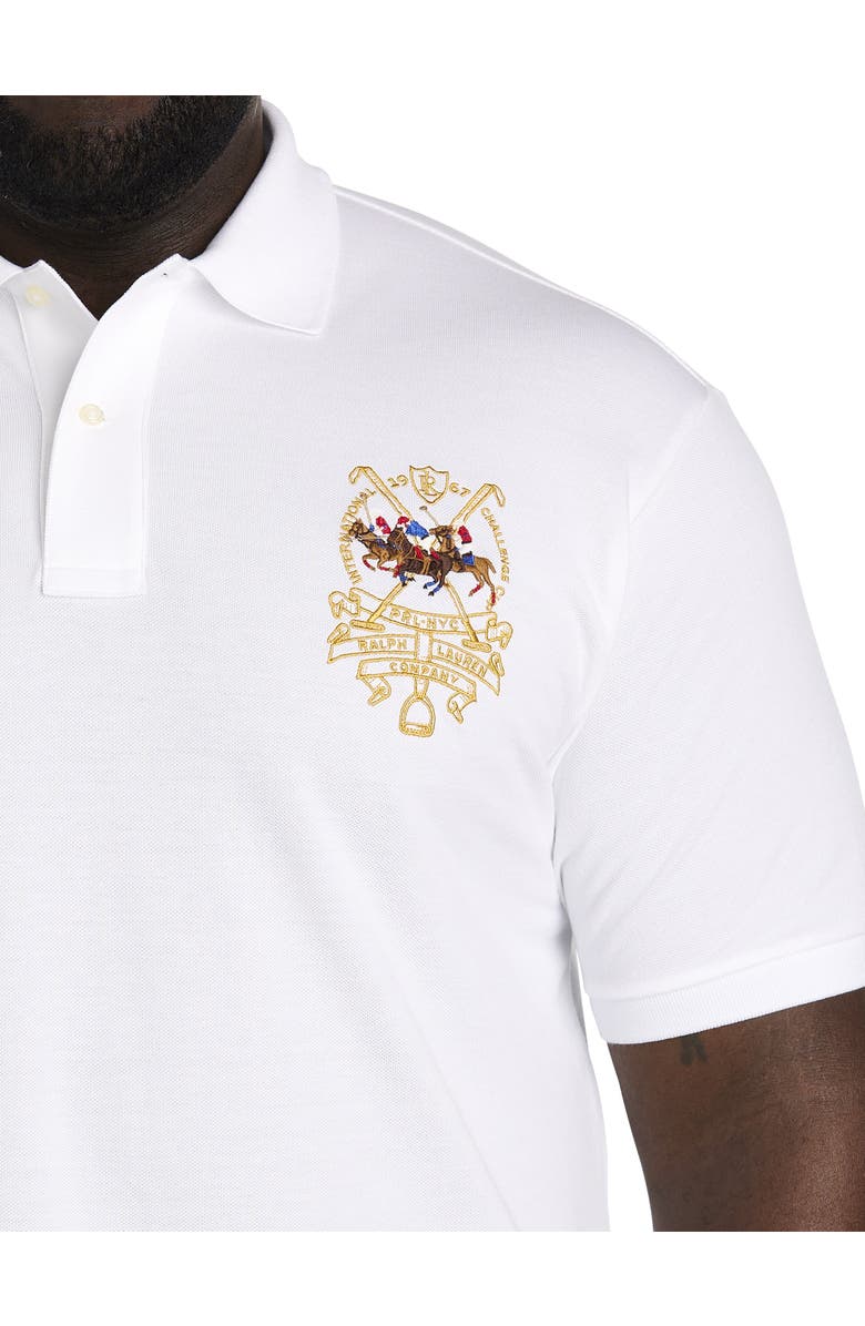 Polo Ralph Lauren Big & Tall Triple-Pony Mesh Polo Shirt, Alternate, color,