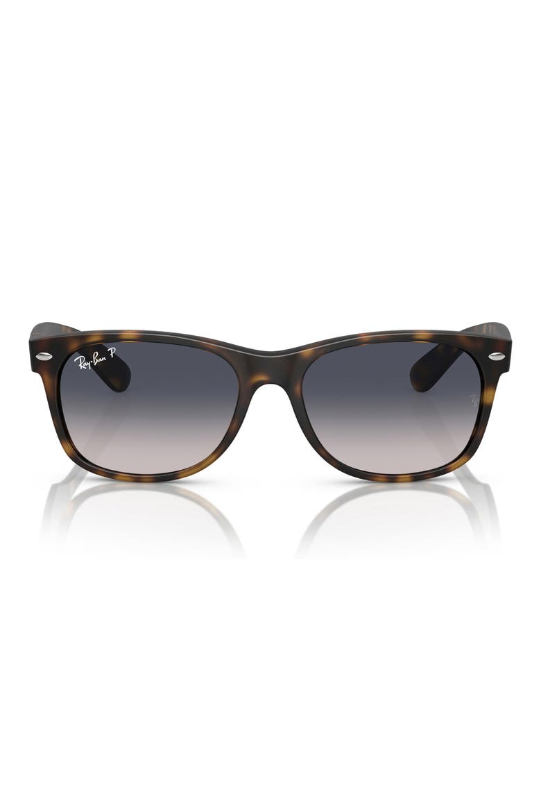 55mm Square Sunglasses, Main, color, BLUE HAVANA