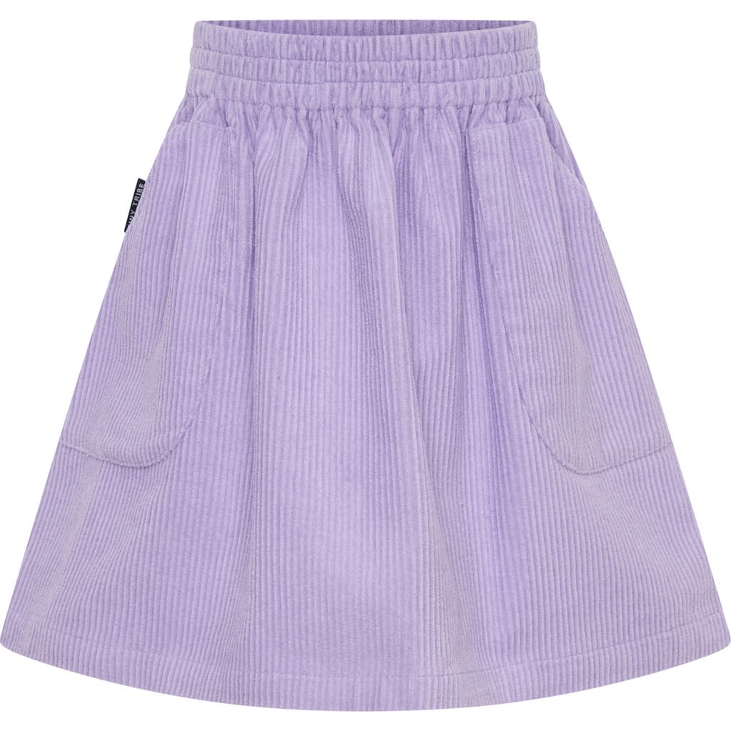 Tiny Tribe Kids' Cotton Corduroy Skirt In Lilac