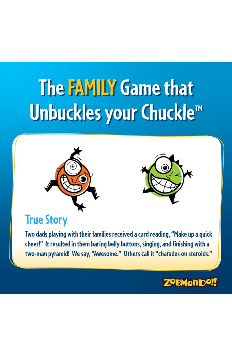 Zobmondo!! Don't Make Me Laugh! Silly Charades Party Game, Alternate, color, Multicolored