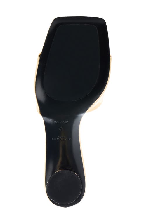 Givenchy Logo Heel Sandal In Gold