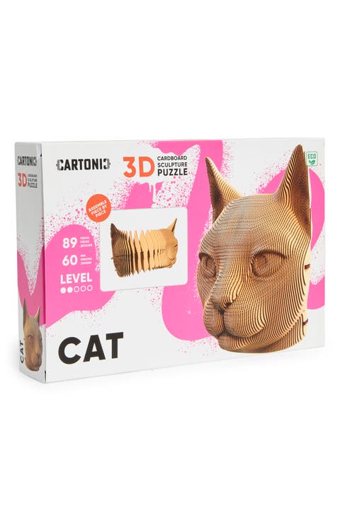 3D Cardboard Sculpture Puzzle