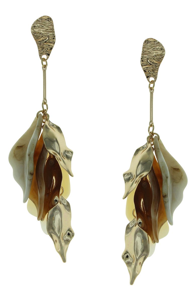 OLIVIA WELLES Renata Petal Drop Earrings, Alternate, color, 