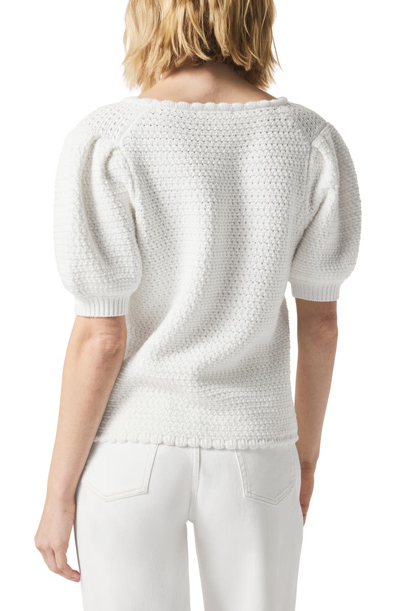 Splendid Beverly Puff Sleeve Sweater, Alternate, color, White