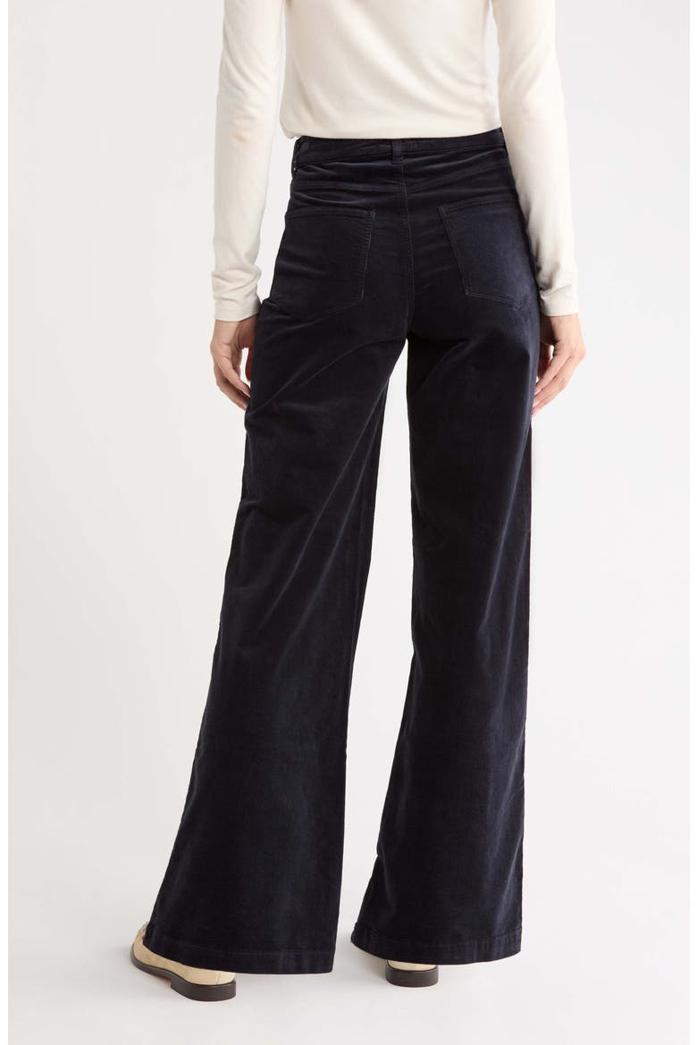 Anessa Utility Pocket High Waist Wide Leg Jeans, Alternate, color, NAVY