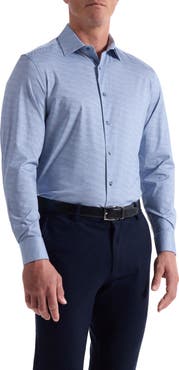 Bugatchi James OoohCotton® Herringbone Button-Up Shirt