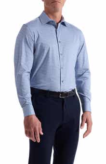 Bugatchi James OoohCotton® Herringbone Button-Up Shirt
