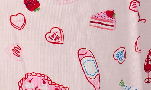 Kate Spade New York Print Short Pajamas In Pink