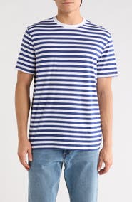 AG Bryce Stripe Crewneck T-Shirt