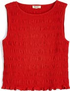 Madewell Smocked Tank Top
