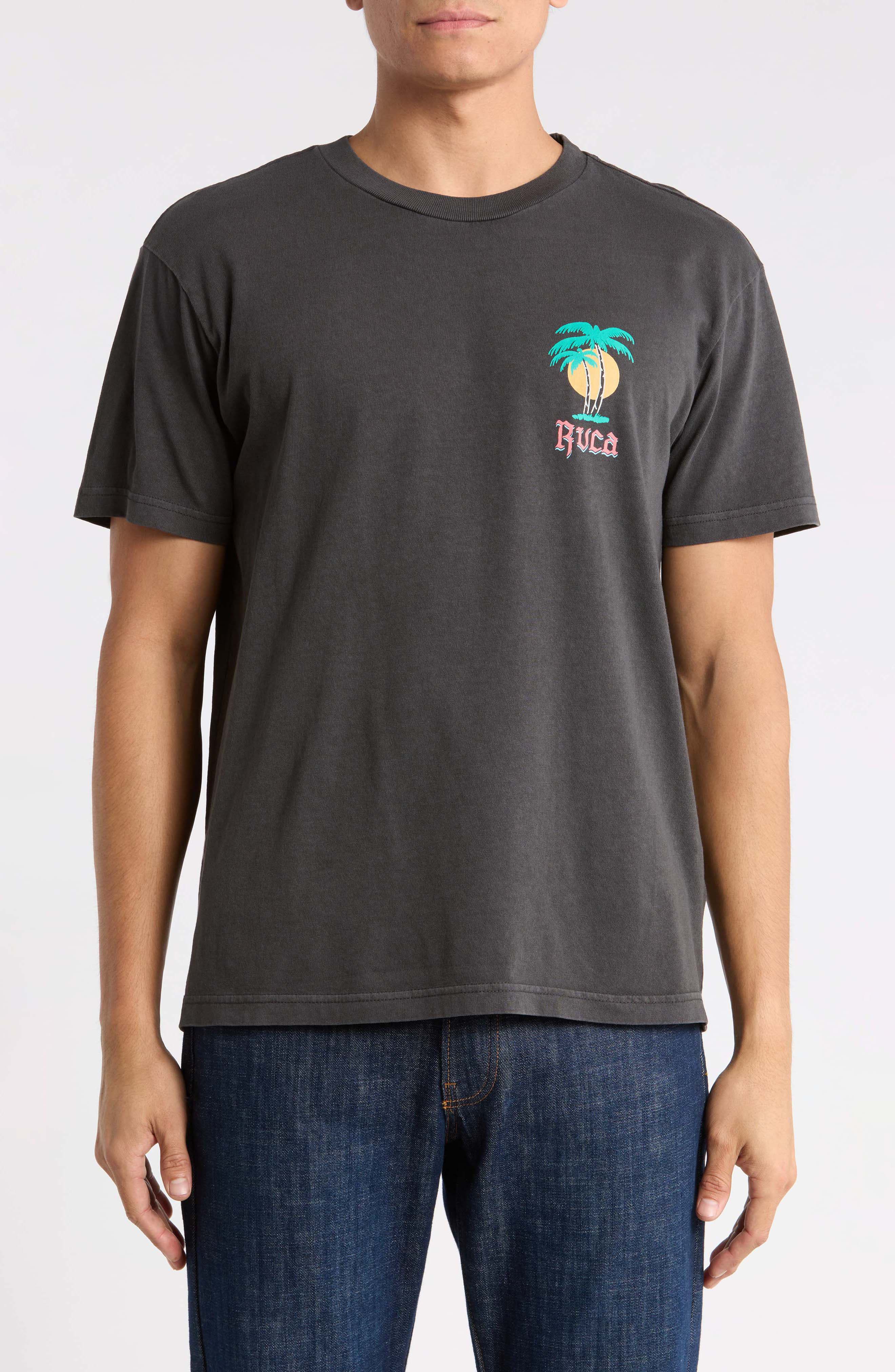 Frond Mural Cotton Graphic T-Shirt